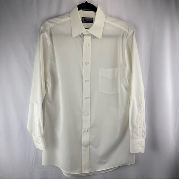 Stafford Essentials The Everyday Shirt Fitted - Picture 1 of 6